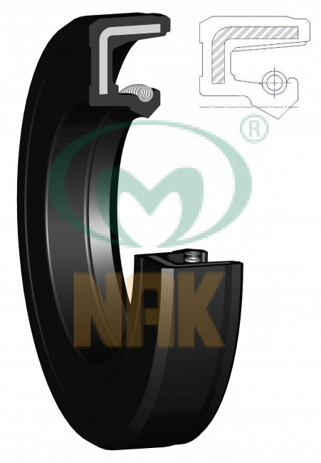 70*112*12 SF FKM (VN803/C/S///) -- NAK -- 16734V (70x112x12; 2.756x4.409x0.472)