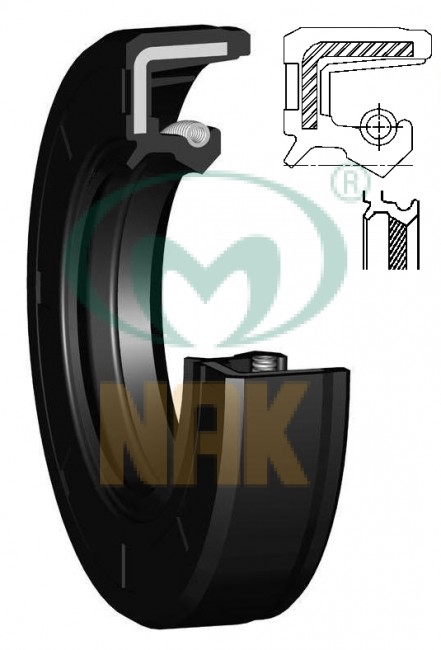 58*72*7 TCR VMQ (ST801/C/C///) -- NAK -- 27070S (58x72x7; 2.283x2.835x0.276)